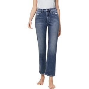 Flying Monkey, High Rise Stretch Ankle Straight Jeans - F4216 - Size 24